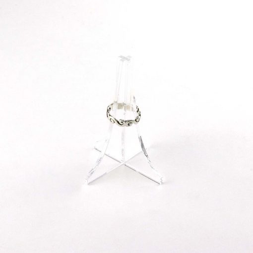 Clear Ring Display Stand