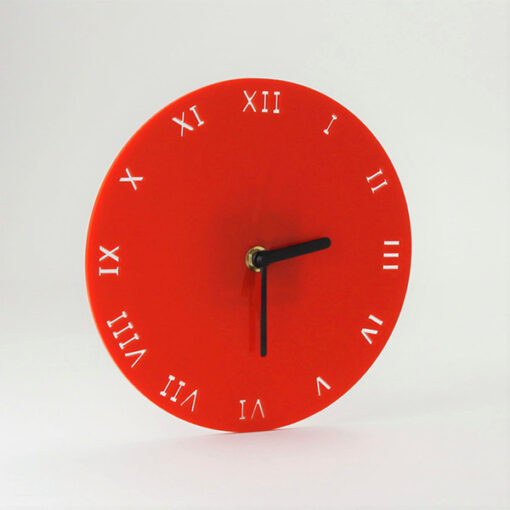 Small Round Acrylic Clock