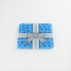 Blue Present Coaster