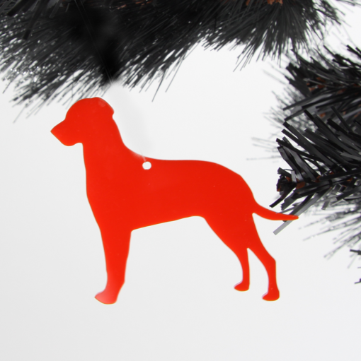 Acrylic Dalmatian Dog Christmas Tree Decorations