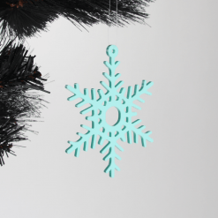 Acrylic Frozen Snowflake Christmas Tree Decorations