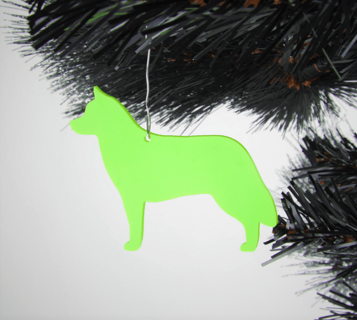 Acrylic Siberian Husky Dog Christmas Decorations