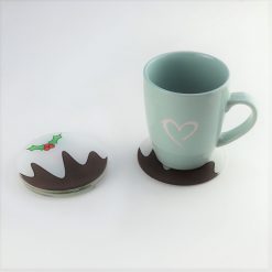 Pudding Coasters with mug