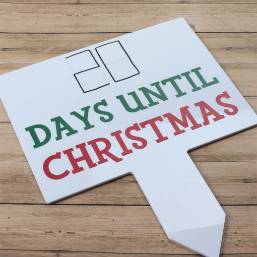 Countdown To Christmas Large Rectangle Sign