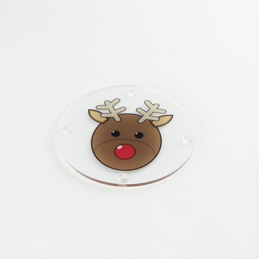 Rudolph Face Coaster