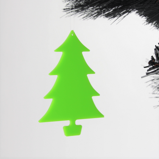 Acrylic Simple Tree Design Christmas Tree Decorations