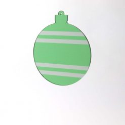 Harry Potter Slytherin Themed Acrylic Christmas Bauble Solo
