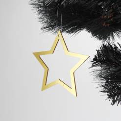 Star Cut Out Christmas Tree Decorations