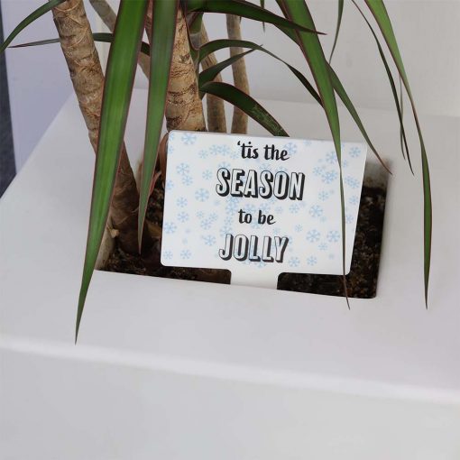 'Tis The Season to be Jolly Mini Rectangle Shaped Christmas Sign