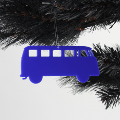 Acrylic VW Campervan Christmas Tree Decorations