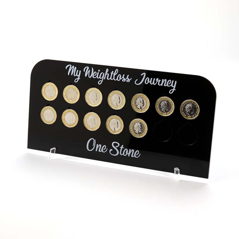 1 Stone Pound for lb Weight Loss Journey Board