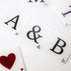 Alphabet A & B Coasters