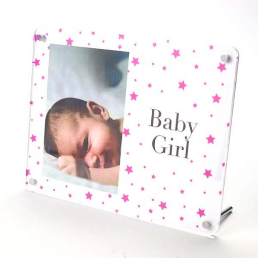 Baby Girl Freestanding Photo Frame