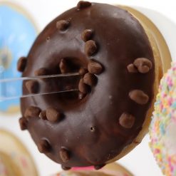 Chocolate Donut Close Up