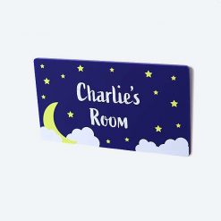 Starry Sky Personalised Small Door Sign