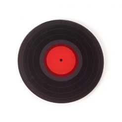 Vinyl Record Round Coaster
