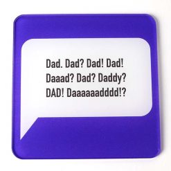 Printed Acrylic Dad Coaster