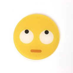 Rolling Eyes Printed Acrylic Emoji Coaster