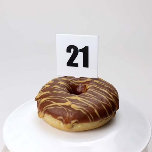 Birthday Numbers Picks in cake