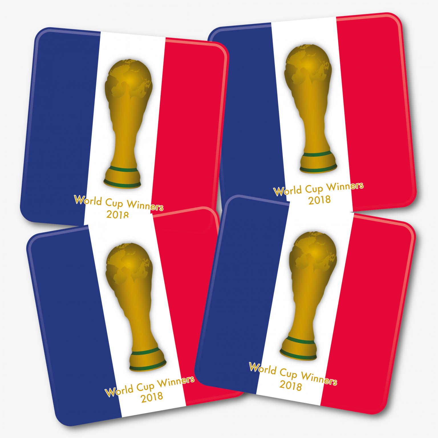 France Winners Coasters