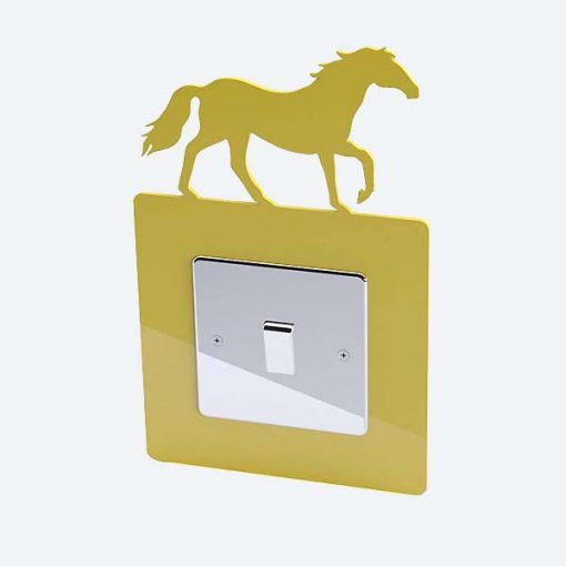 Horse Light Switch / Socket Surround