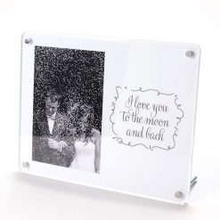 I Love You To The Moon And Back Photo Frame