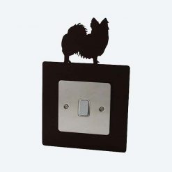 Papillon Dog Light Switch / Socket Surround