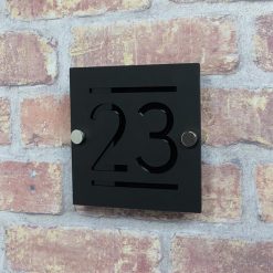 Square Modern Acrylic House Number