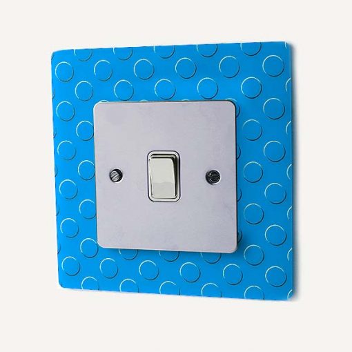 Light Switch / Socket Surround - Blue Lego Light Switch Surround