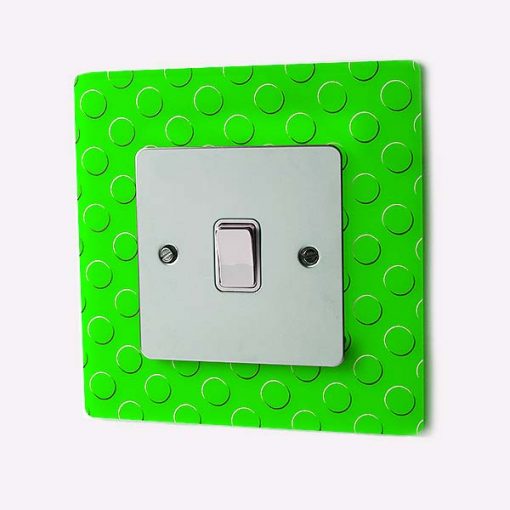 Light Switch / Socket Surround - Green Lego Light Switch Surround