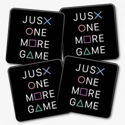 Just One More Game Coasters