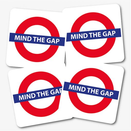Mind The Gap Coasters