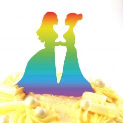 Mrs and Mrs Pride Cake Topper