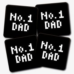 No 1 Dad Coasters
