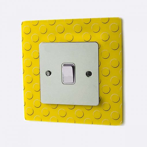 Light Switch / Socket Surround - Yellow Lego Light Switch Surround