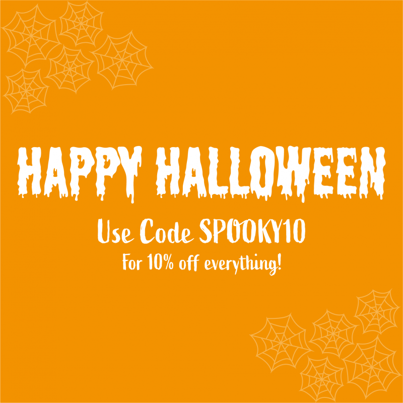 Halloween Discount SPOOKY10
