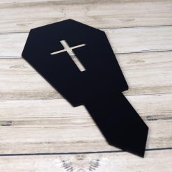 Cross Coffin Sign