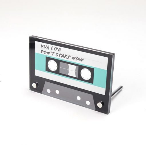 Personalised Cassette Tape Plaque