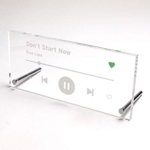 Song Plaque White