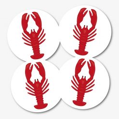 4 Lobster Coasters