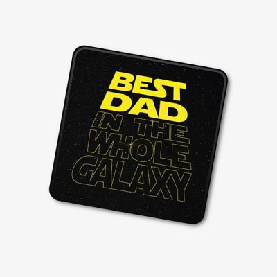 Best Dad In The Galaxy Star Wars Coaster