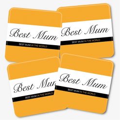Best Mum Gordons Orange Gin Coasters