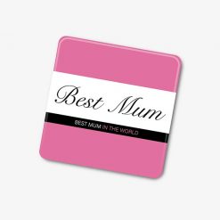 Best Mum Gordons Pink Gin Coaster