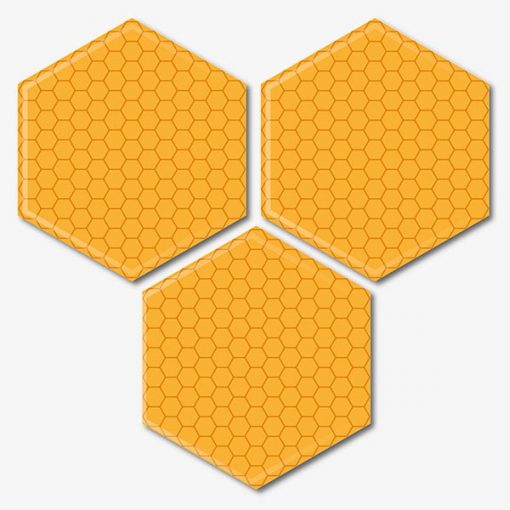 _Honeycomb Hexagon Coaster Set