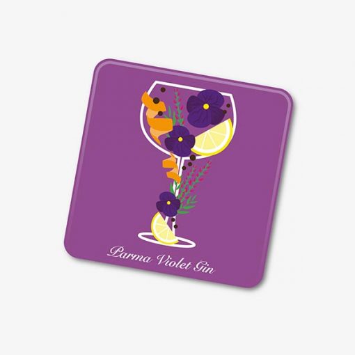 Parma Violet Gin Coaster
