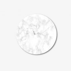 White Round Marble Coaster