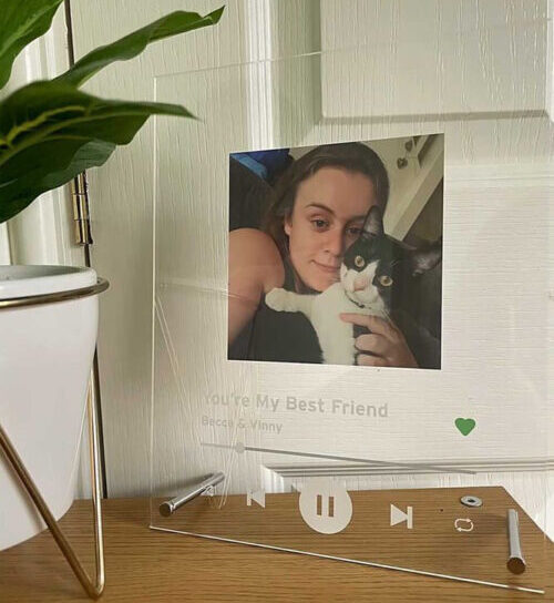 Personalised Song and Photo Plaque