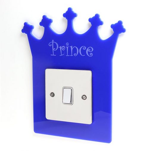 Light Switch / Socket Surround - Royal Blue Prince Socket Surround
