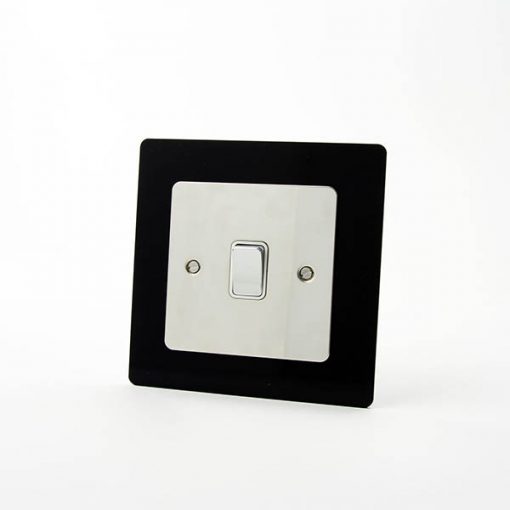 Light Switch / Socket Surround - Single Black Budget Surrounds