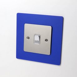 Light Switch / Socket Surround - Single Queen Elizabeth Blue Surround